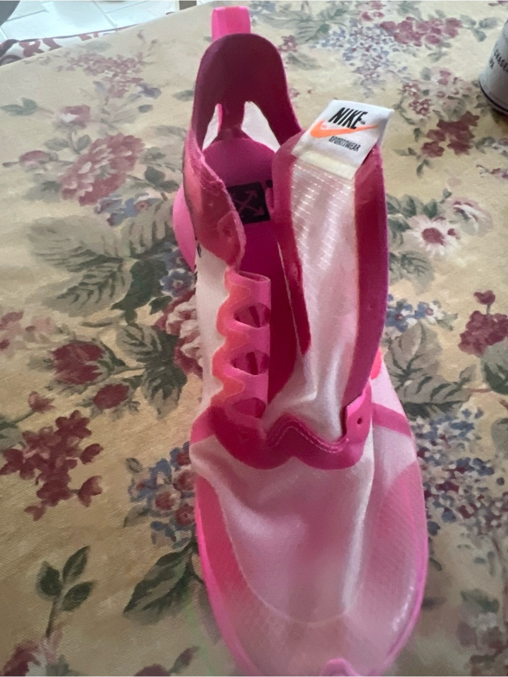 Off-White x Nike Zoom Fly SP "Tulip Pink" (Style: AJ4588-600) Men’s - Picture 10 of 13